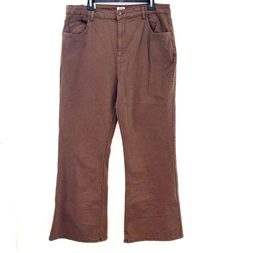 NWT Cotton On Curve Original Flare Wide Leg Chocolate Jeans Sz 14